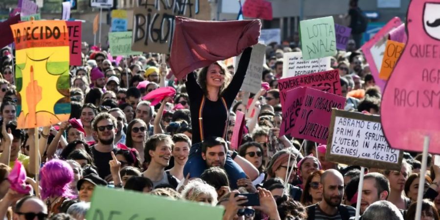 Demonstration in Verona