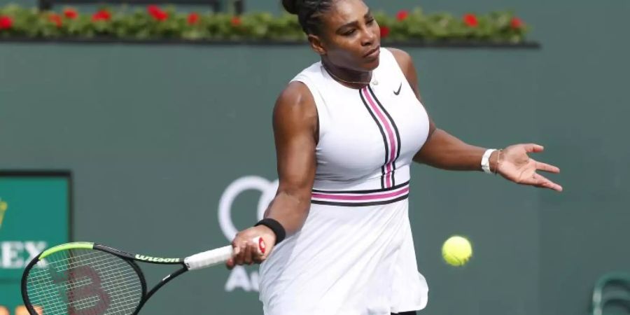 Serena Williams ist aus dem Masters in Miami verletzungsbedingt ausgestiegen. Foto: Charles Baus/CSM via ZUMA Wire