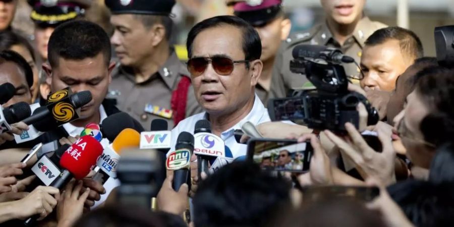 Prayut Chan-o-cha hatte 2014 als Chef der Armee eine demokratisch gewählte Shinawatra-Regierung aus dem Amt geputscht. Foto: Gemunu Amarasinghe/AP