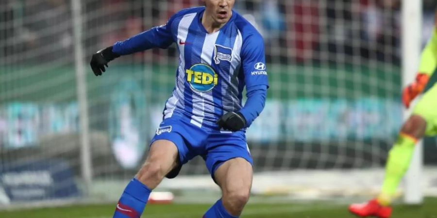 Für Herthas Vladimir Darida ist die Saison vorzeitig beendet. Foto: Daniel Karmann