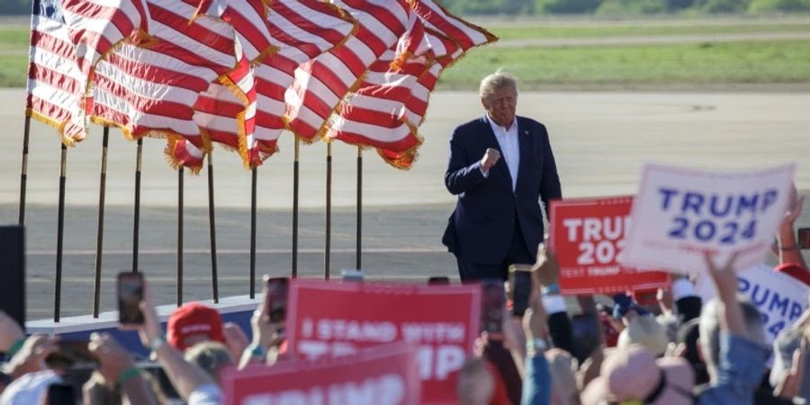 Ex-US-Präsident Donald Trump in Waco