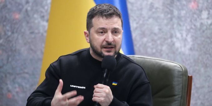 Der ukrainische Präsident Wolodymyr Selenskyj. Selenskyj