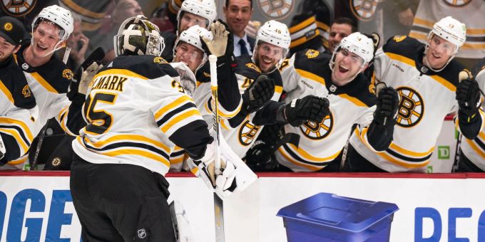 Hockey-Spektakel - NHL-Torhüter Ullmark erzielt als 13. Goalie ein Tor