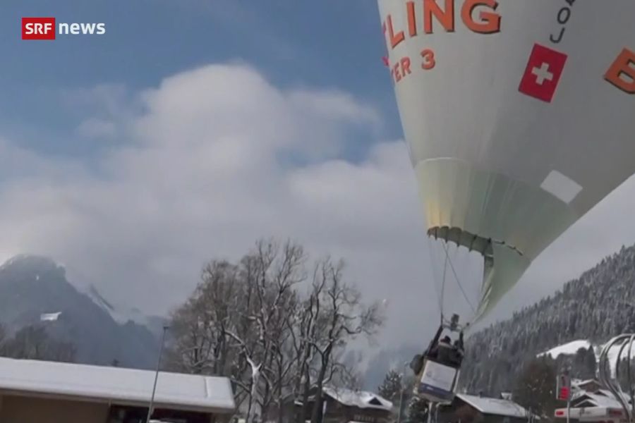 Eine starke Windböe reisst den Ballon mit. Zeit, die heisse Luft schnell genug abzulassen, sei keine geblieben, so Piccard.