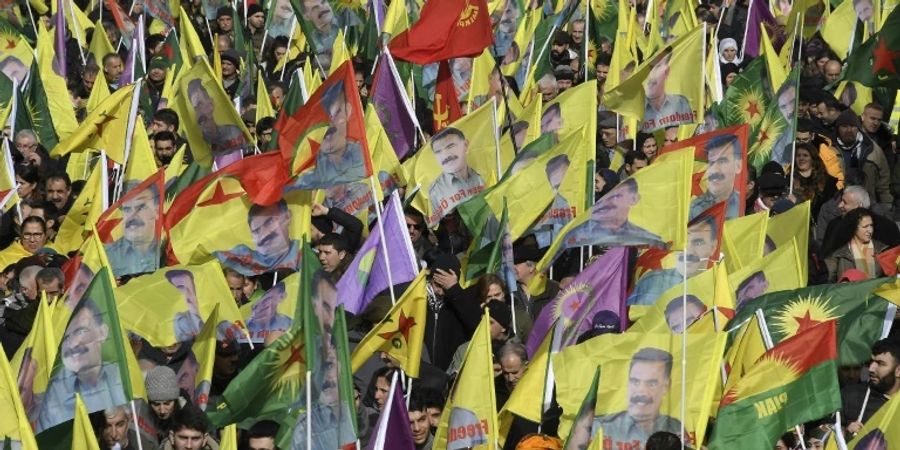 Demonstration von PKK-Sympathisanten in Strassburg 2020