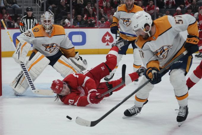 Predators Red Wings NHL