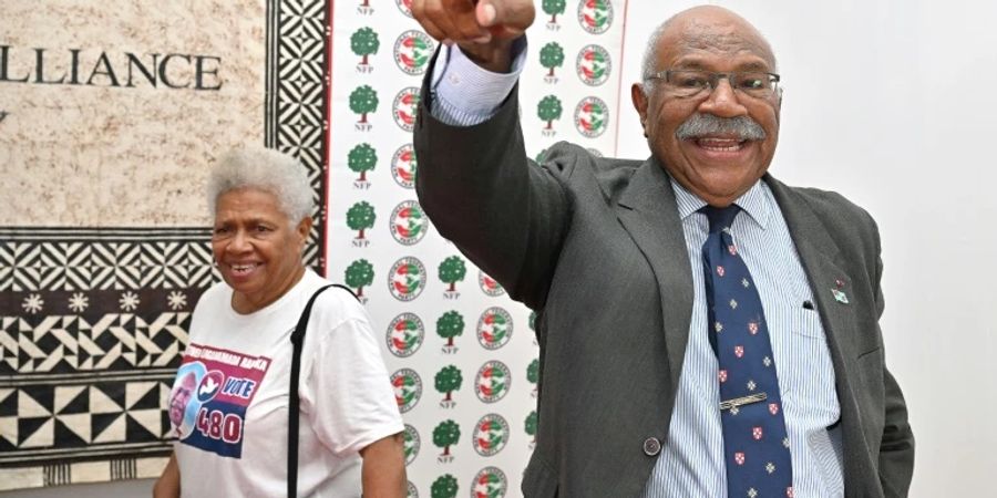 Fidschis neuer Regierungschef Sitiveni Rabuka