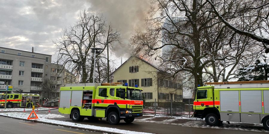 In Winterthur ZH ist ein Feuer ausgebrochen.