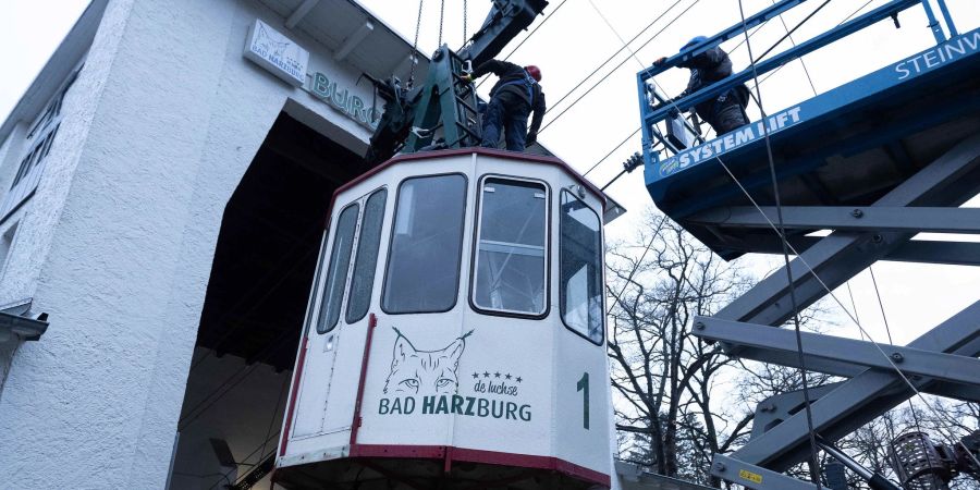 Über 90 Jahre ist sie bereits in Betrieb. Nun wird die Burgberg-Seilbahn modernisiert.