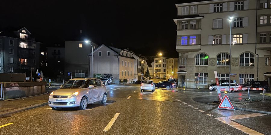 Unfall auf der Lindentalstrasse in St. Gallen