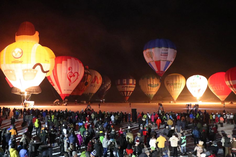 Ballon Night Glowing Treffen