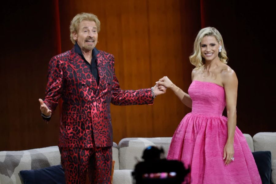 Michelle Hunziker und Thomas Gottschalk führten am Samstagabend durch «Wetten, dass..?»