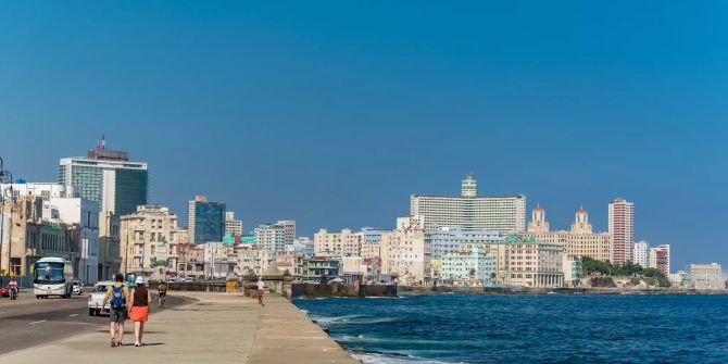 Malecón Meer Skyline La Habana