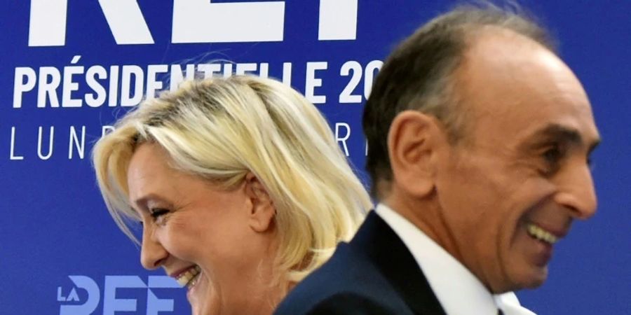 Marine Le Pen und Eric Zemmour