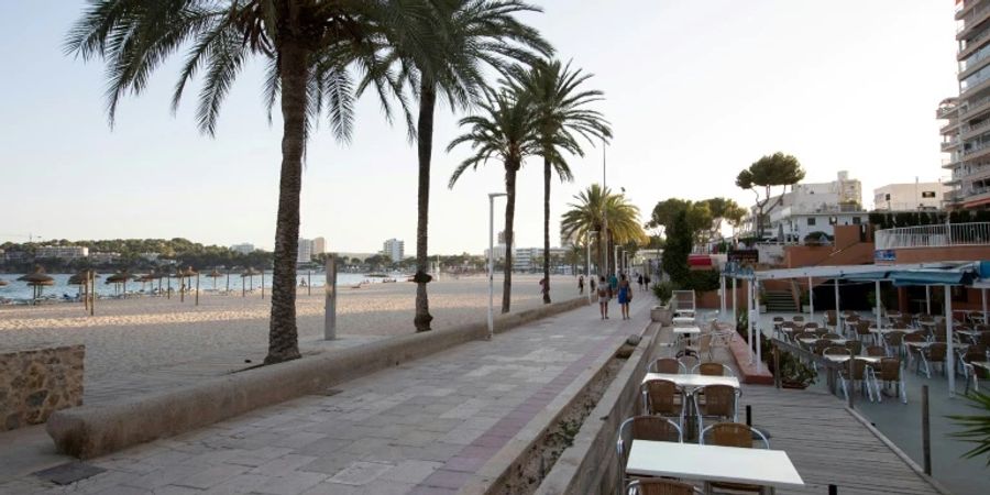 Strandpromenade auf Mallorca