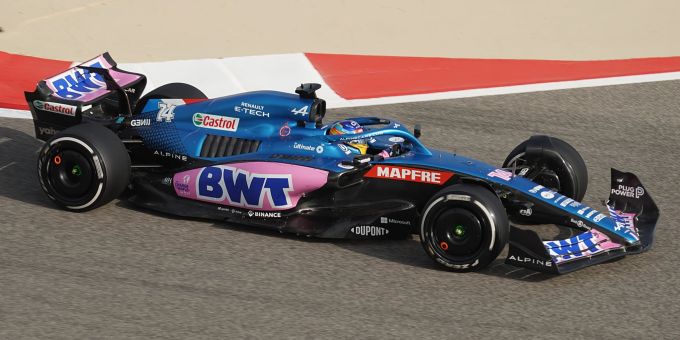 Der Alpine A522 kommt 2022 in der Formel 1 zum Einsatz. Alpine Formel 1