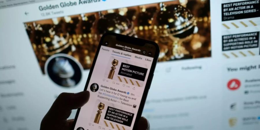 Bekanntgabe der Golden Globes im Internet