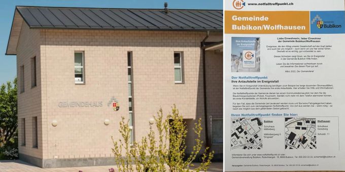 Evakuation & Co. - Darum verschickt Gemeinde Bubikon ZH Notfall-Flyer