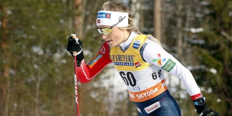 Langläuferin Therese Johaug feierte beim Weltcup im schwedischen Falun ihren 100. Weltcup-Sieg. Foto: Roni Rekomaa/Roni Rekomaa/dpa