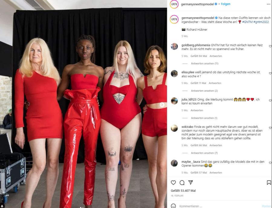 Nicht alle sind begeistert von der «Diversity» bei «GNTM».