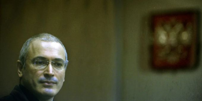 Der Kreml-Kritiker Chodorkowski. michail borissowitsch chodorkowski