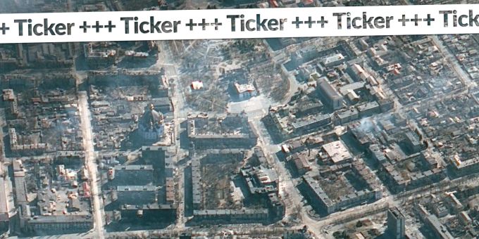Ukraine-Ticker - «Extrem starke Bomben» in Mariupol eingeschlagen