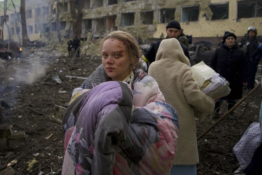 Das Bild der Bloggerin ging nach dem Angriff der Russen-Truppen auf eine Geburtsklinik in Mariupol im Ukraine-Krieg um die Welt.