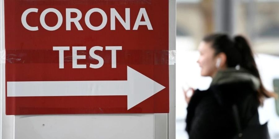 Corona-Testzentrum in Essen