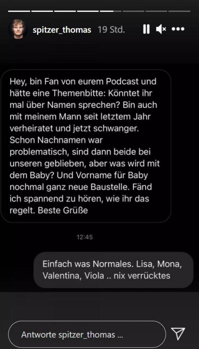 Thomas Spitzer und Hazel bekommen ein Mädchen. thomas