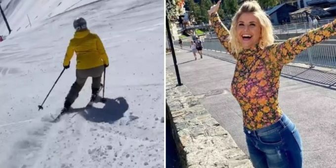 Trotz Risiko-Klausel - Beatrice Egli geht Skifahren und Bergsteigen