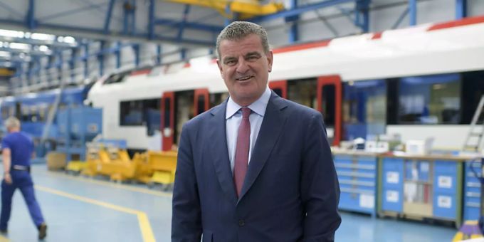 Chef des Zugherstellers Stadler Rail: Peter Spuhler. Stadler Rail