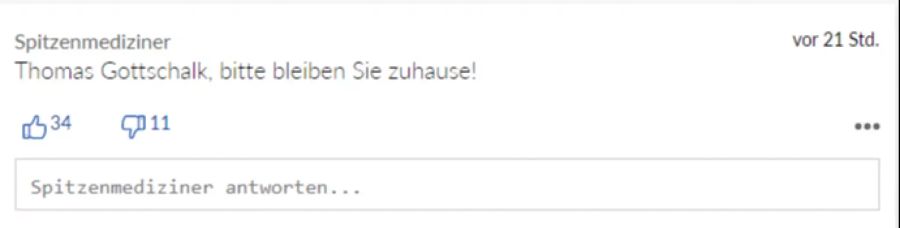Spitzenmediziner schliesst sich dieser Meinung auch an.
