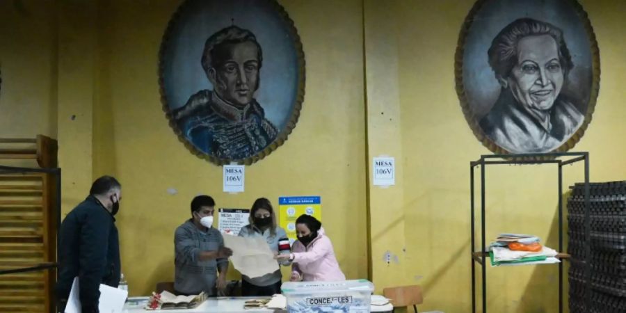 Auszählung in Chile
