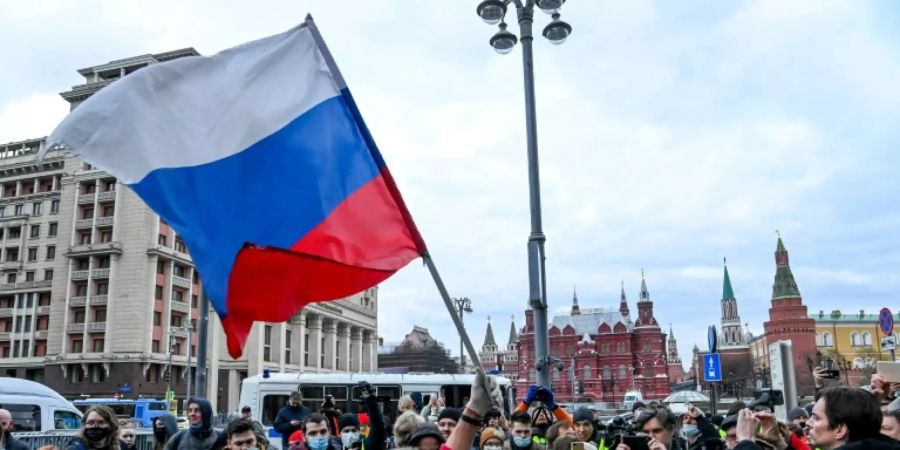 Protest in Moskau