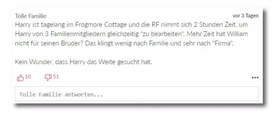 Die Königsfamilie hätte sich aber auch mehr Zeit nehmen können.