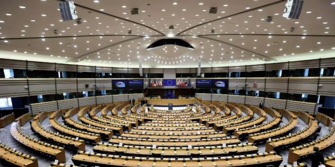 Das EU-Parlament in Brüssel. EU