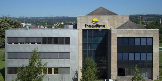 Der Sitz der Energiedienst Holding in Laufenburg. Energiedienst Holding