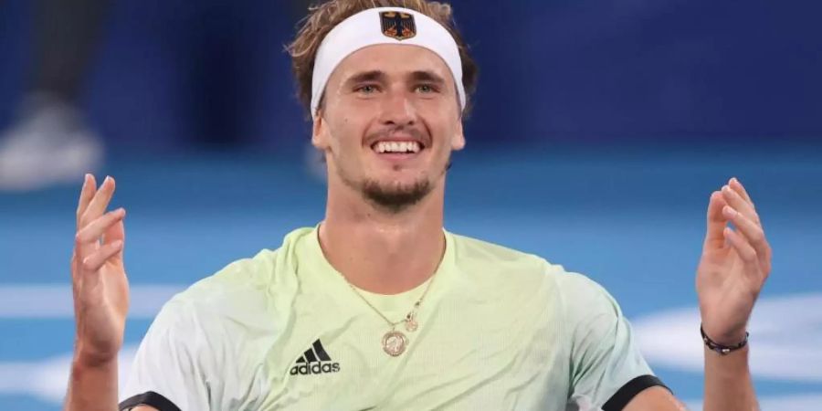 Rückt beim Laver Cup in Boston in den Fokus: Olympiasieger Alexander Zverev. Foto: Jan Woitas/dpa-Zentralbild/dpa