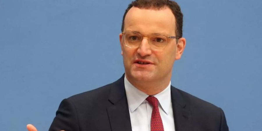 Bundesgesundheitsminister Jens Spahn spricht in der Bundespressekonferenz. Foto: Wolfgang Kumm/dpa