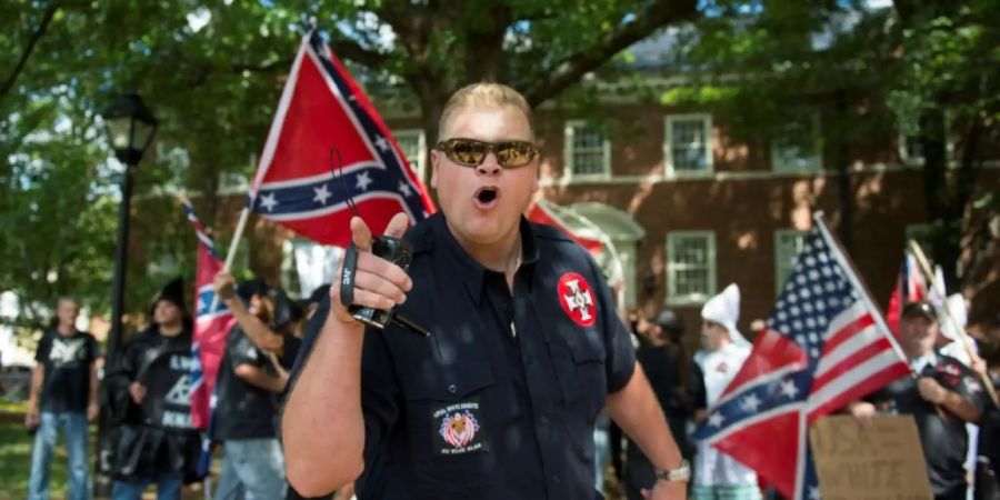 Demonstration des Ku Klux Klans in Charlottesville