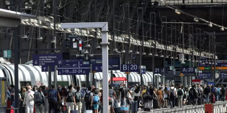 Auswirkungen des jüngsten Bahnstreiks in Frankfurt am Main