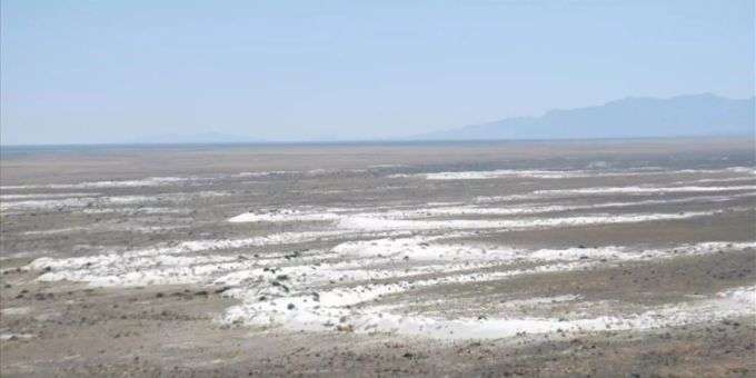 Der White-Sands-Nationalpark in New Mexiko. entdeckung