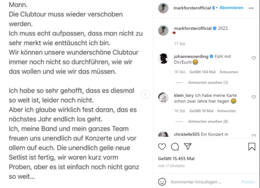 Mark forster