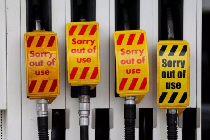 Treibstoff Tankstelle Grossbritannien