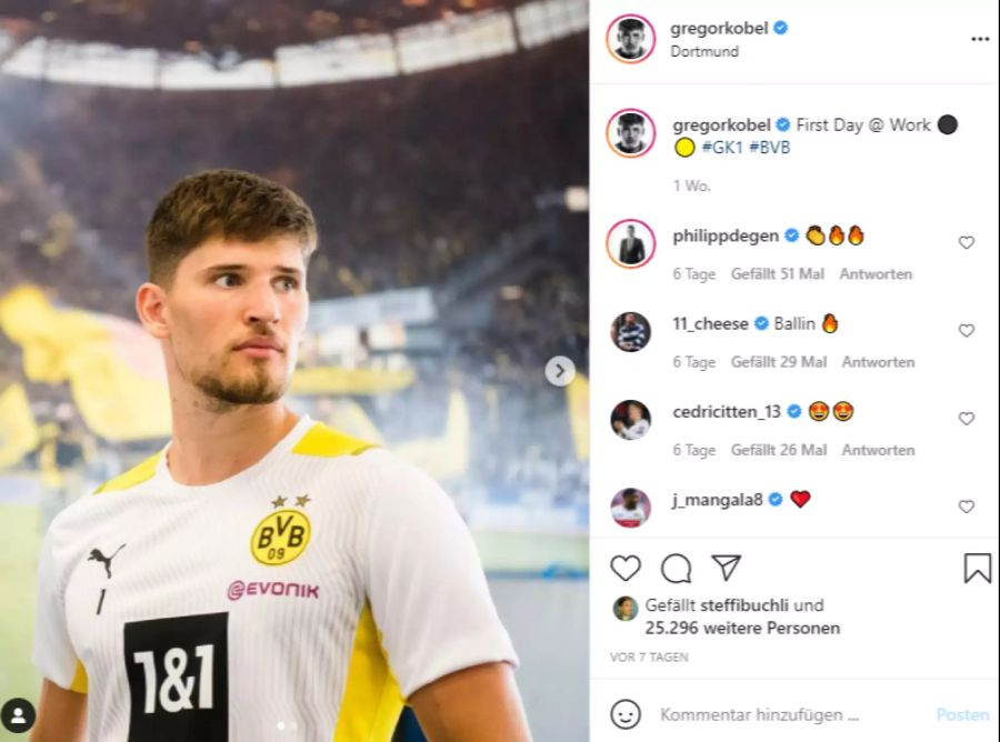 Gregor Kobel wechselte von Stuttgart zum BVB.