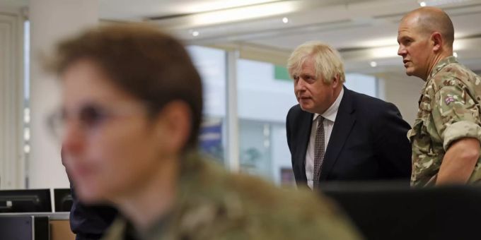 Der britische Premierminister Boris Johnson. boris johnson