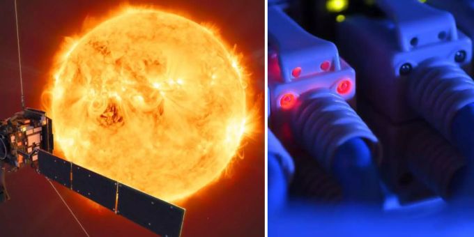 Die Sonne stellt eine Gefahr für das Internet dar. Sonne