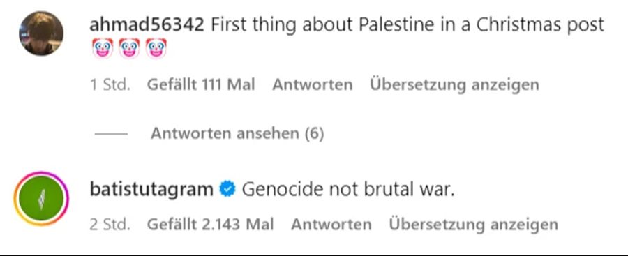 Unter dem Post des Ägypters sammeln sich vielen hässige Kommentare.