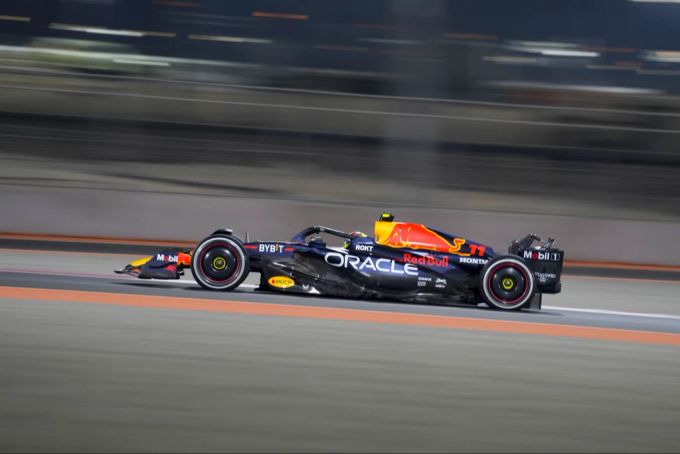 Sergio Perez (Red Bull) beim Katar-GP der Formel 1. Sergio Perez Red Bull