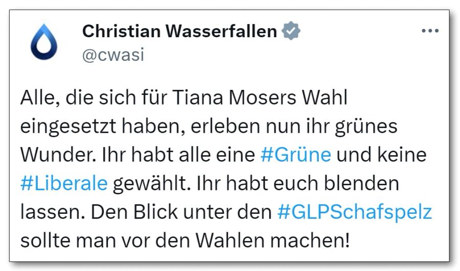 Christian Wasserfallen Tiana Moser